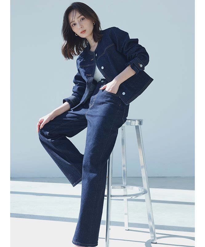 Wide leg denim(506028245) | アニュアンス(anuans) - d fashion
