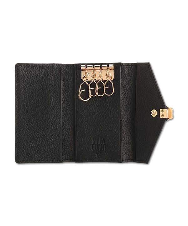 新品未使用　MARY QUANT マリークワント　キーケース　ベージュ マリークワント MARY QUANT デイジーパッチスナップ2 キーケース