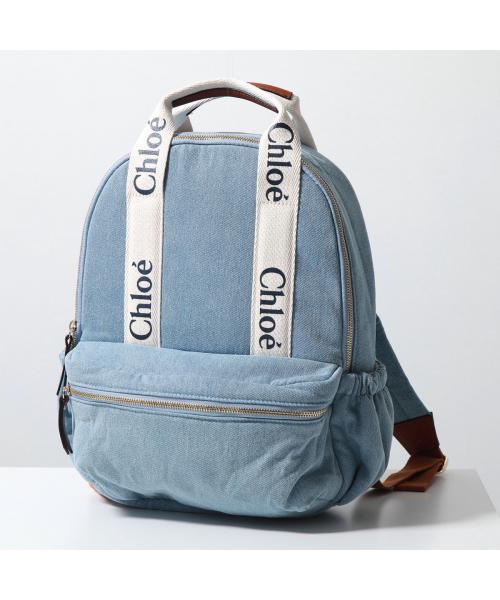 セール】Chloe Kids バックパック C20044 デニム ロゴ リュック セール】Chloe Kids バックパック C20044 デニム ロゴ リュック