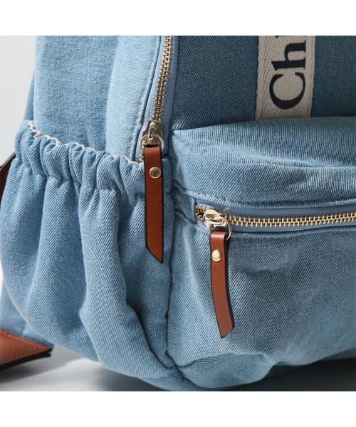 セール】Chloe Kids バックパック C20044 デニム ロゴ リュック セール】Chloe Kids バックパック C20044 デニム ロゴ リュック