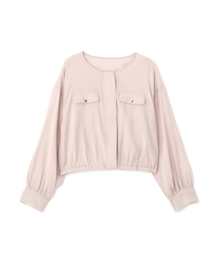 プロポーションボディードレッシング シアーブルゾン ピンク プロポーションボディドレッシング PROPORTION BODY DRESSING