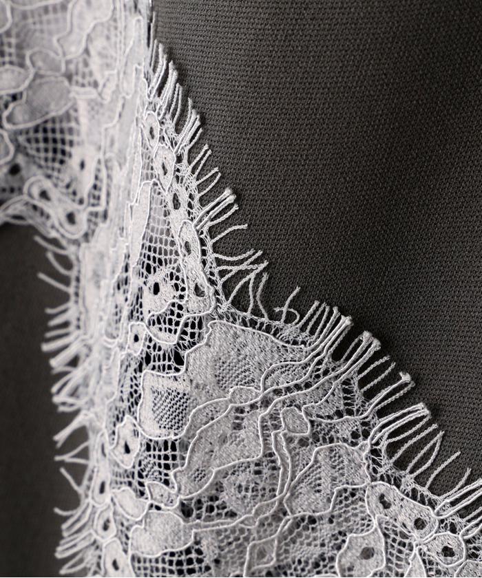 セール 20%OFF】MAISON SPECIAL/メゾンスペシャル/Lace Docking