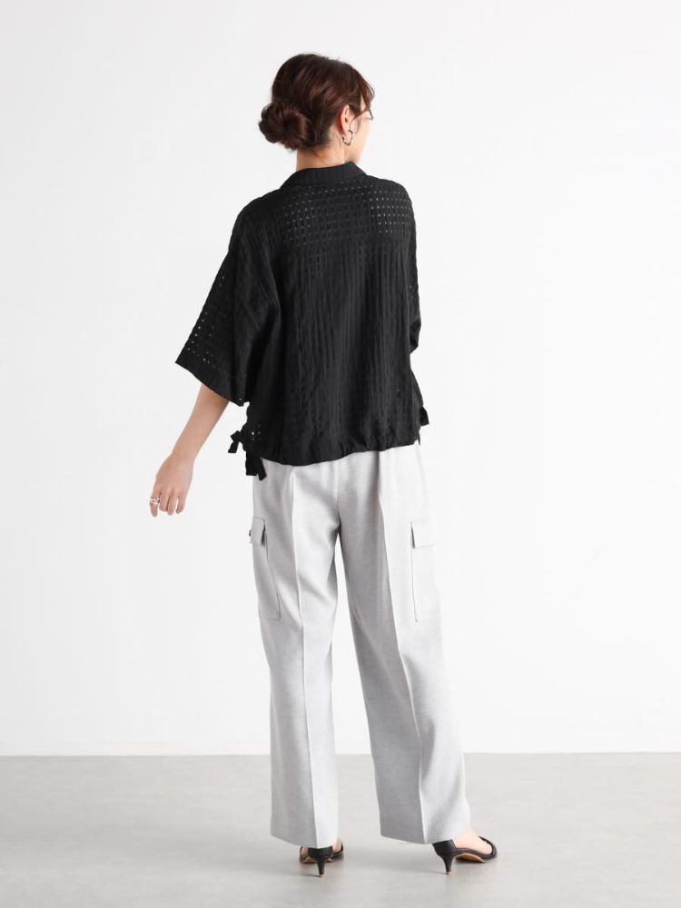 Vinグログランリボン　カーゴワイドパンツ Vin｜グログランリボンカーゴワイドパンツ | Rakuten Fashion