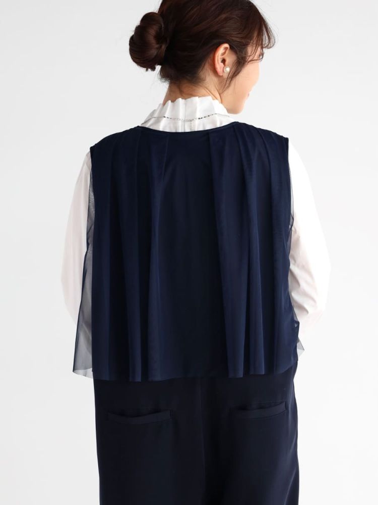 セール 48%OFF】ヴァン Vin バックチュールノースリーブ