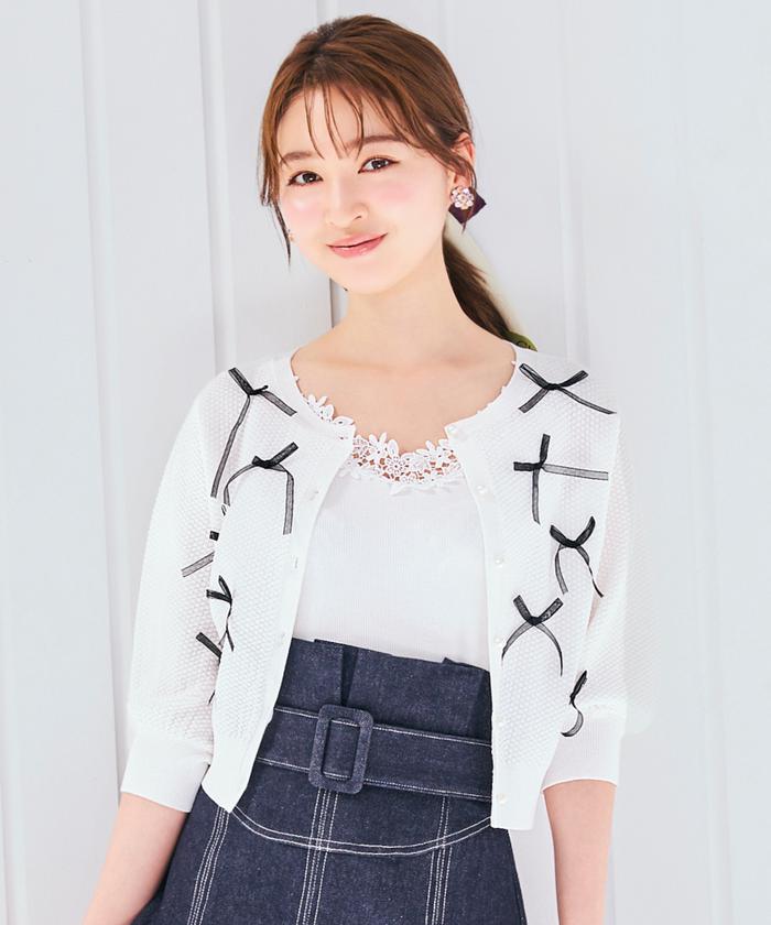 ウィルセレクション WILLSELECTION リボンモチーフシャギー