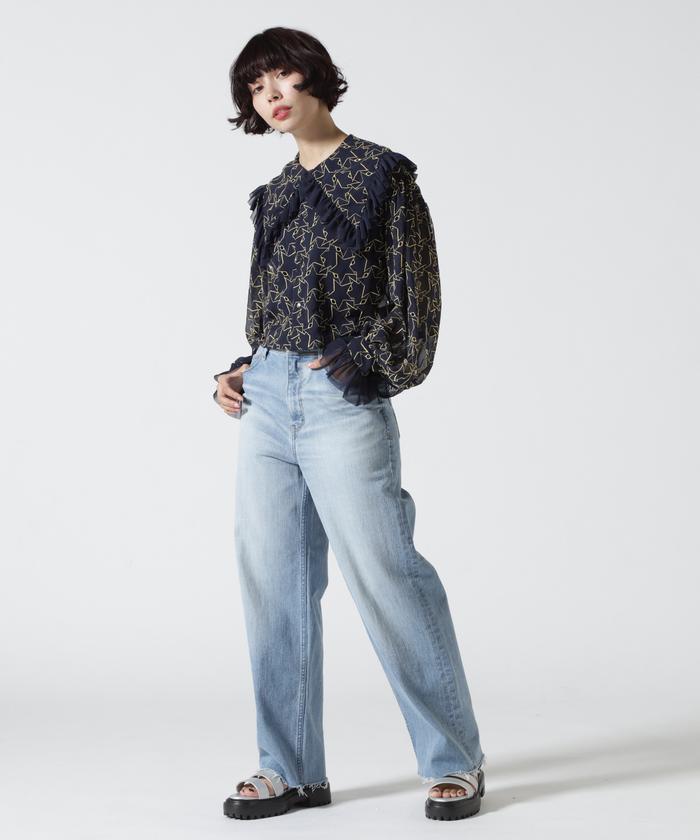 RhodolirioN Day Spencer STypewritブラウス RhodolirioN / Spencer Shirts － Boil