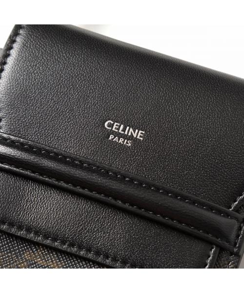CELINE レザー フォンポーチ トリオンフ 10G332CQD.38SI