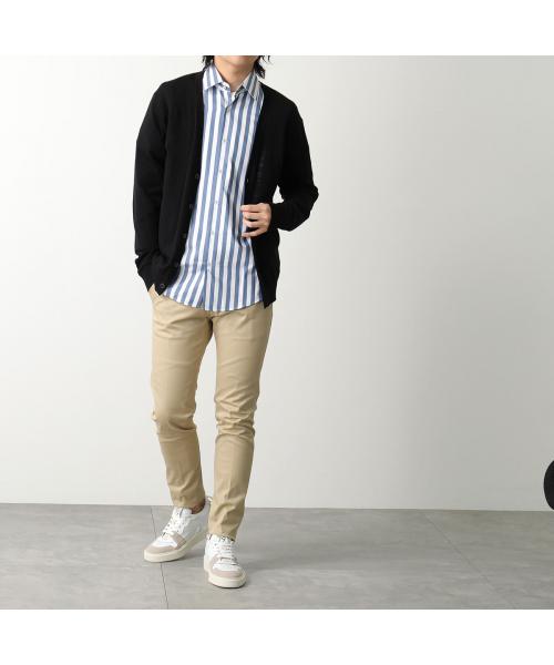 ヒューゴボス【長柄シャツ&未使用に近い】 HUGO BOSS(ヒューゴボス) 総柄シャツ ブラック サイズ S｜【公式