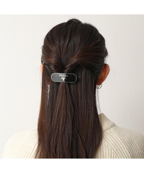 PRADA バレッタ 1IF022 2BA6 ヘアクリップ ロゴメタルプレート PRADA バレッタ 1IF022 2BA6 ヘアクリップ ロゴメタルプレート