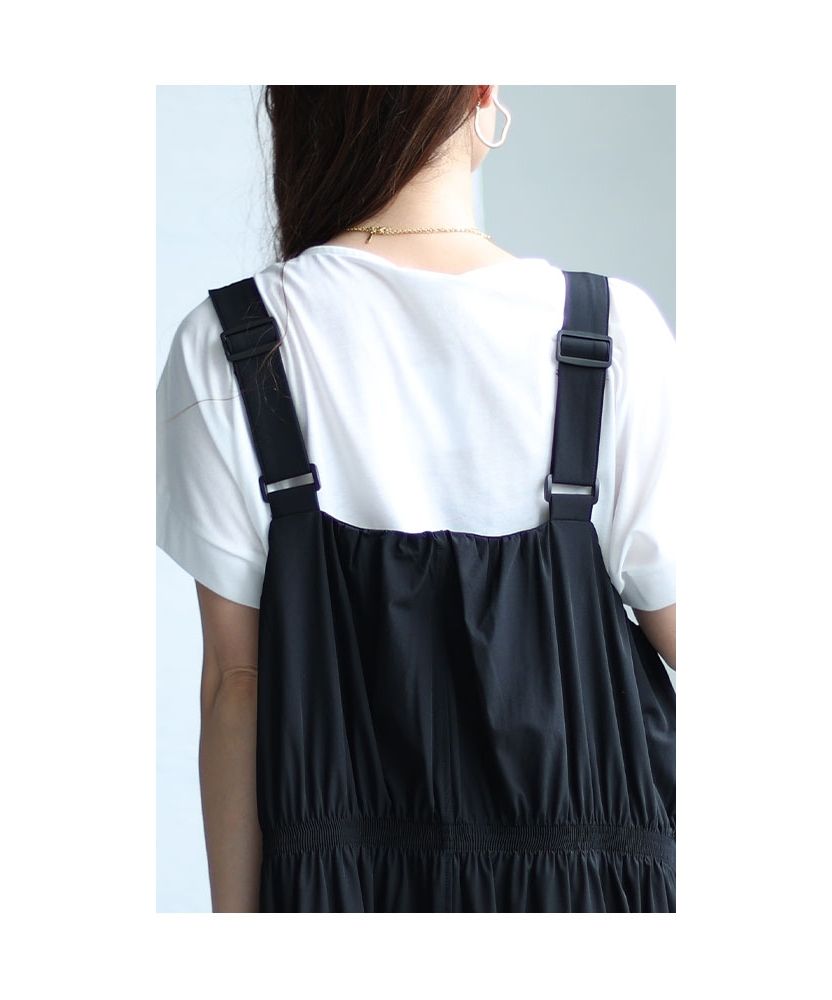 【adidas】★サロペットワンピース 毎日着たい♡大人可愛い レディース 大人 上品 自由自在コーディネートギャザー