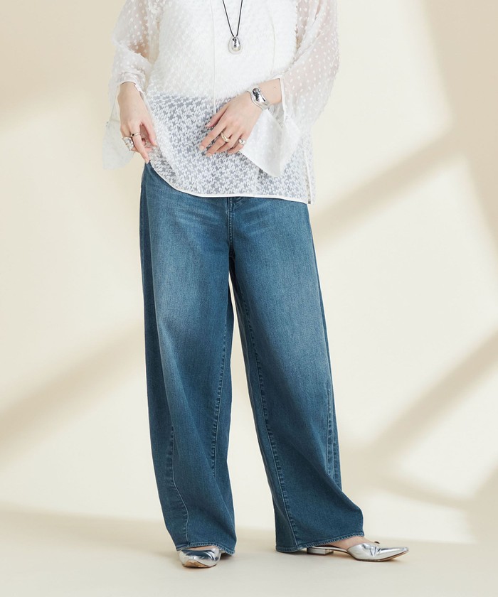 セール 25%OFF】ハイウエストバギーデニム(505814839
