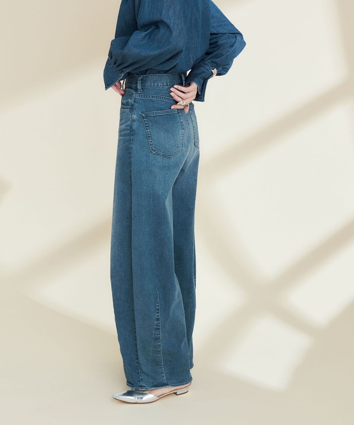 【新品】NOLLEY'S Rie Miller ハイウエストバギーデニム M セール 25%OFF】ハイウエストバギーデニム(505814839