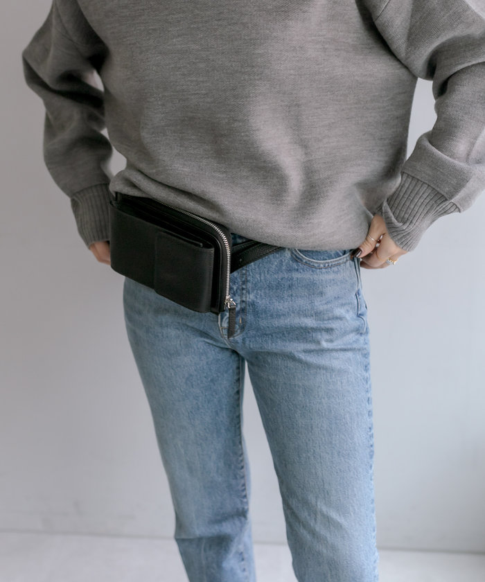 ear PAPILLONNER】シンプルモバイルウォレットショルダーバッグ