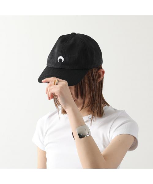 MARINE SERRE ブラックキャップ WHITE LINE