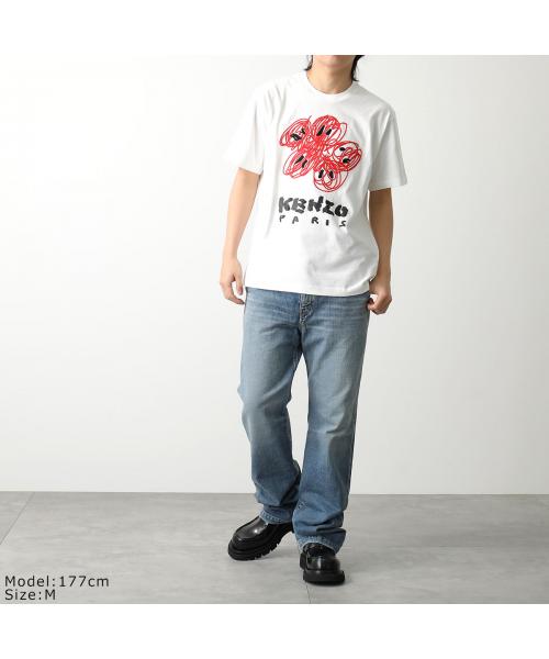 セール】ケンゾー KENZO KENZO Tシャツ PFE55TS2734SG DRAWN