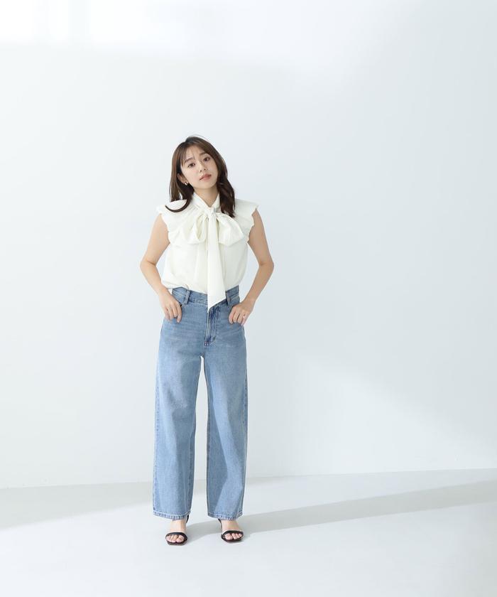 セール 30%OFF】バルーンスリーブボウタイブラウス(506032128