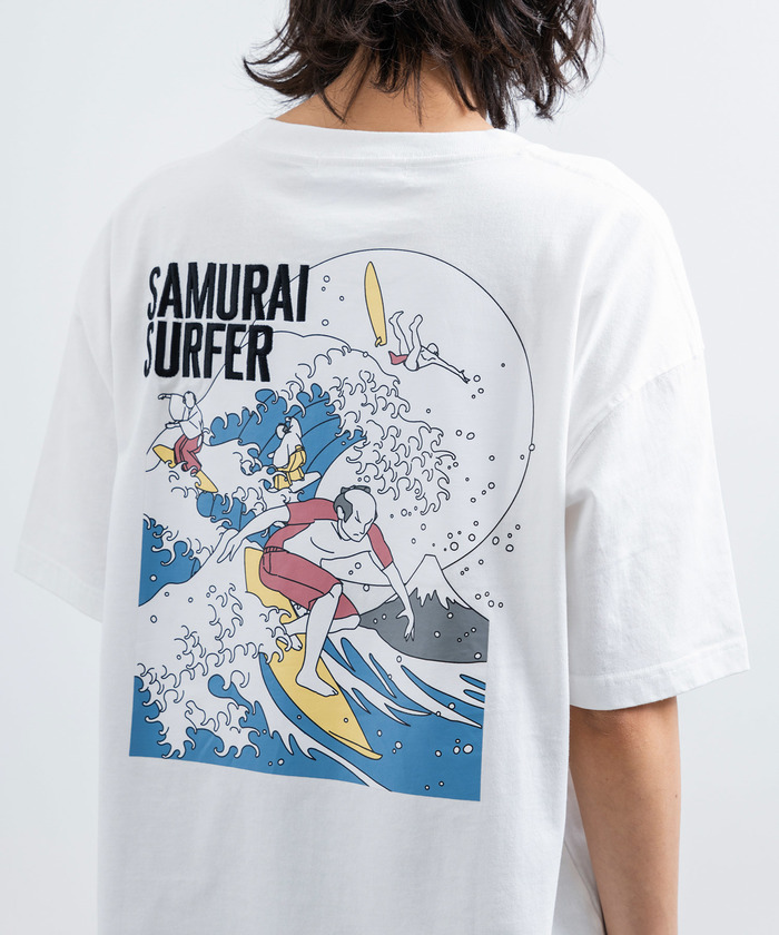 追加生産 / 和シリーズTシャツ 】j.n.r.d / 侍サーファー