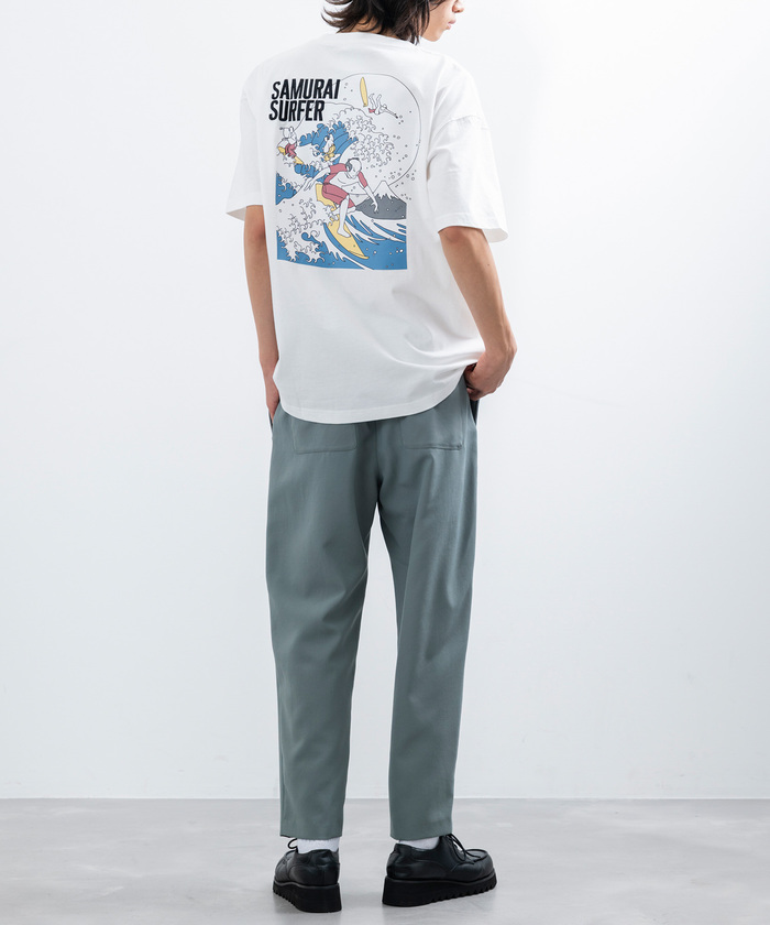 フランス発 Sandro セレカジ ショート ドレープ Tシャツ★レッド 公式・アウトレット】ジャパンショートスリーブレペゼンティー