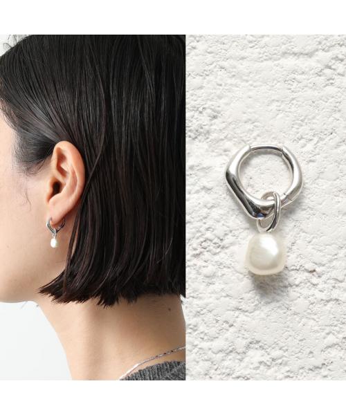 Maria Black フープピアス　パールピアス Vento Huggie セール】MARIA BLACK ピアス Vento Huggie Pierced 100782YG