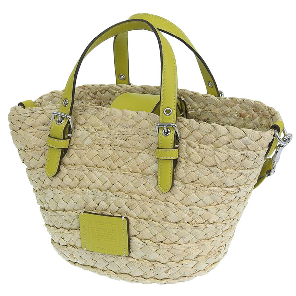 COACH コーチ SMALL TOTE スモール トート ストロー バッグ カゴ COACH コーチ SMALL TOTE スモール トート ストロー バッグ カゴ