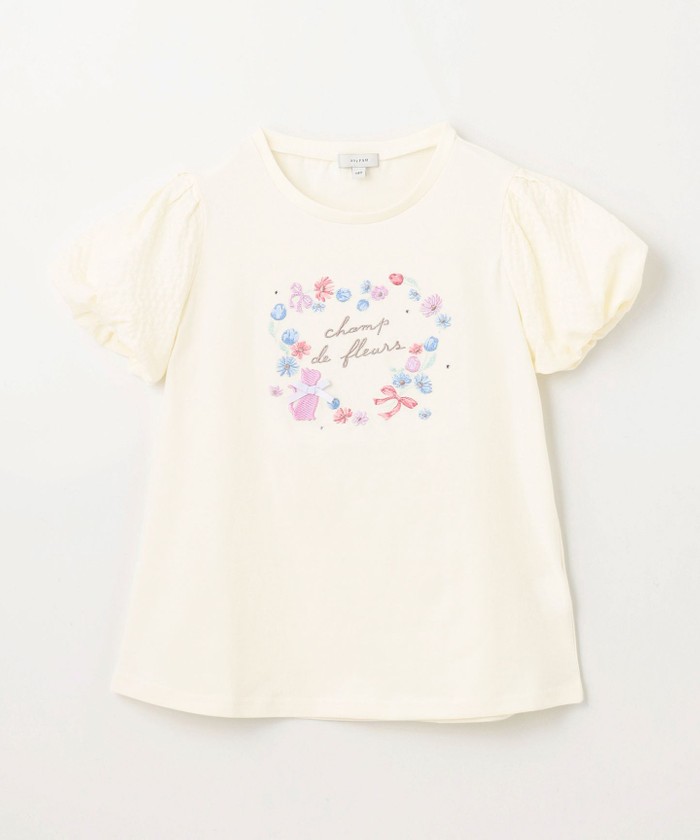 ⭐︎専用です⭐︎familiar 花の刺繍 Tシャツ 120 セール 50%OFF】フラワー 刺繍 Tシャツ(506033656) | エニファム