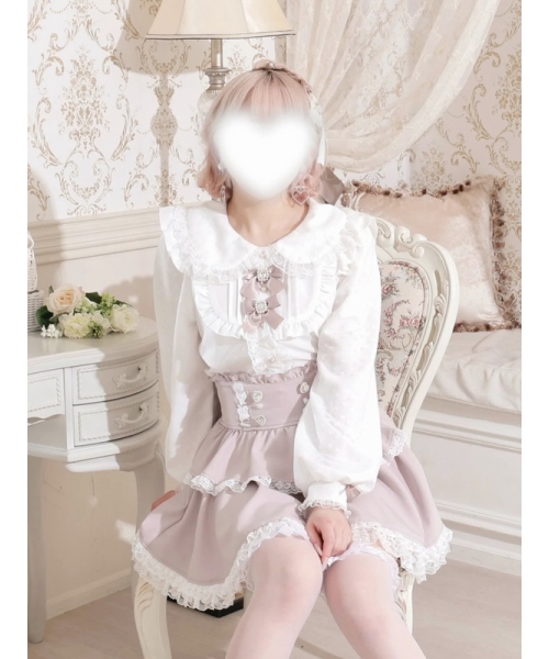 【最終値下げ】ノエミー さきまるちゃんコラボ バックリボンティアードスカパン ノエミー NOEMIE さきまるちゃんコラボ！バックリボンティアード