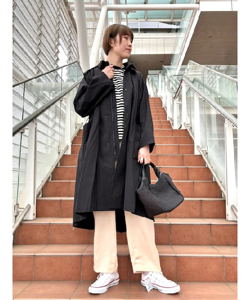 グレー フード付き ダッフルコート （A DAY IN THE LIGHT 重ねよ