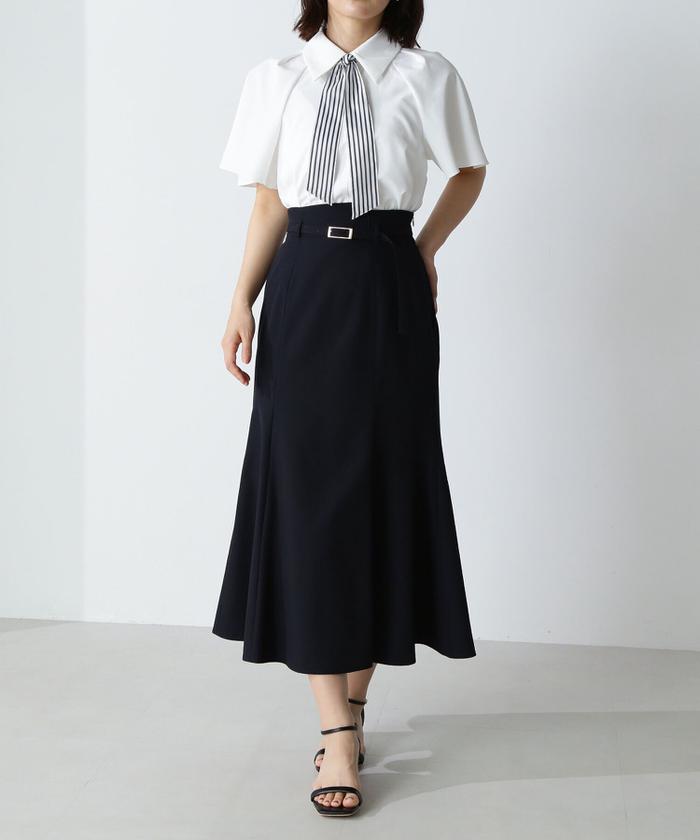 NATURAL BEAUTY BASIC ベルデッドアシメマーメイドスカート セール】ベルテッドアシメマーメイドスカート(505988314