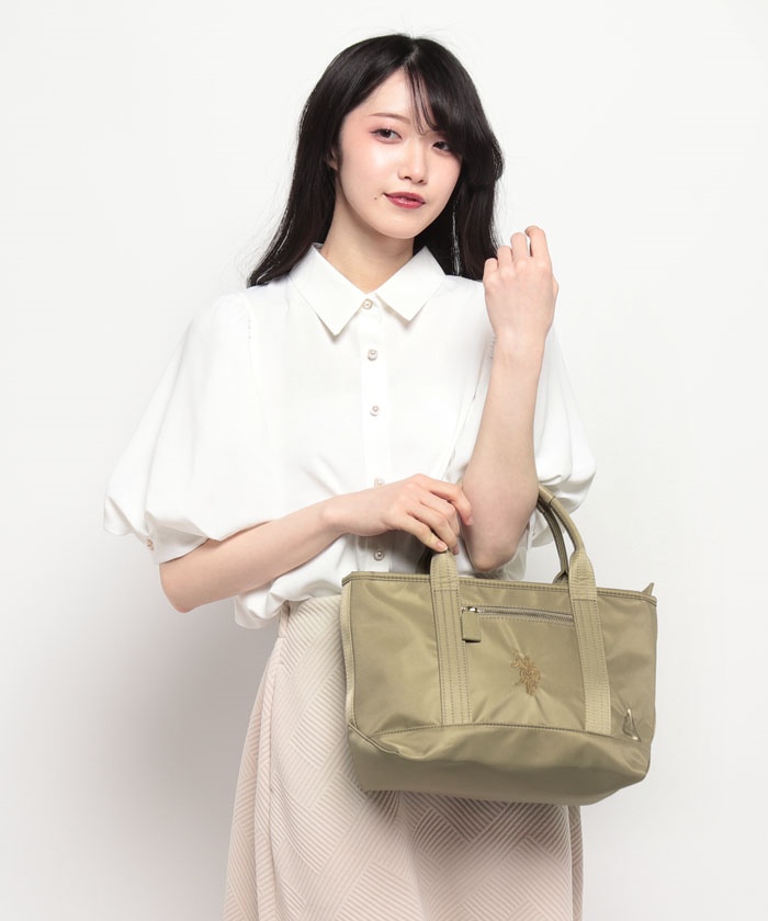 【US POLO ASSN】国内発送 ナイロン ハンドバッグ トートバッグ セール50%OFF】通勤 通学 にも◎ ユーエスポロアッスン U.S.
