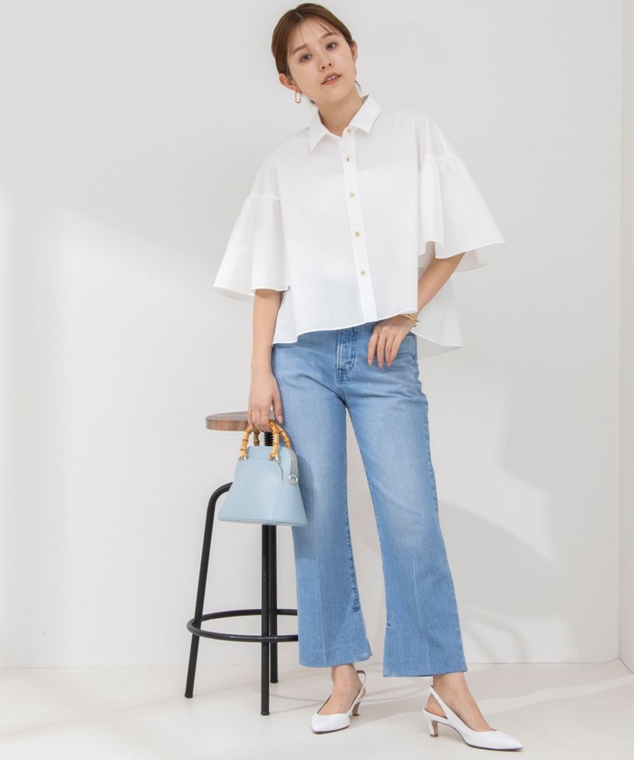 NOLLEY'S Sophi（ノーリーズソフィ）の「袖フレアショートシャツ