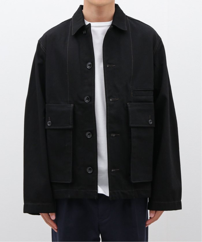 lemaire ルメール　ノーカラージャケット 黒 LEMAIRE / ルメール】 LIGTH FIELD JACKET（その他ブルゾン