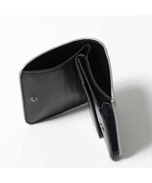 白シャツ革財布バッグデニム靴にBALENCIAGAバレンシアガサンダル Men's Cash Card Holder in Black/white | Balenciaga US