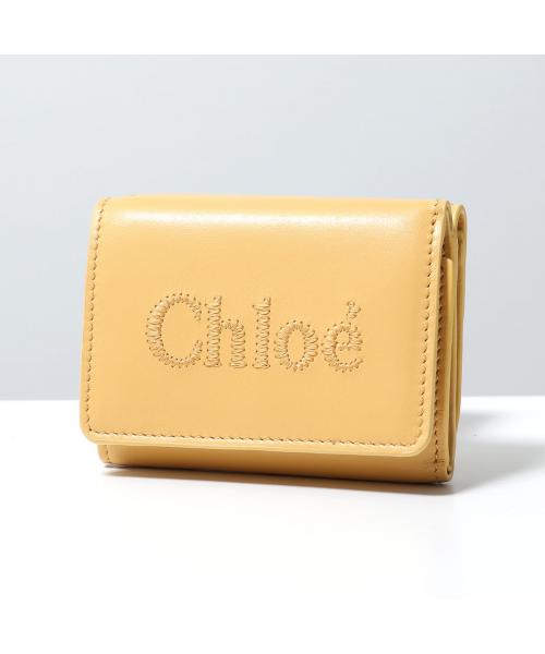 新品未使用　箱付き　Chloe クロエ　折り財布　三つ折り　ロゴグラム　イエロー 楽天市場】クロエ chloe 財布 三つ折り財布 CHC21WP945 F57