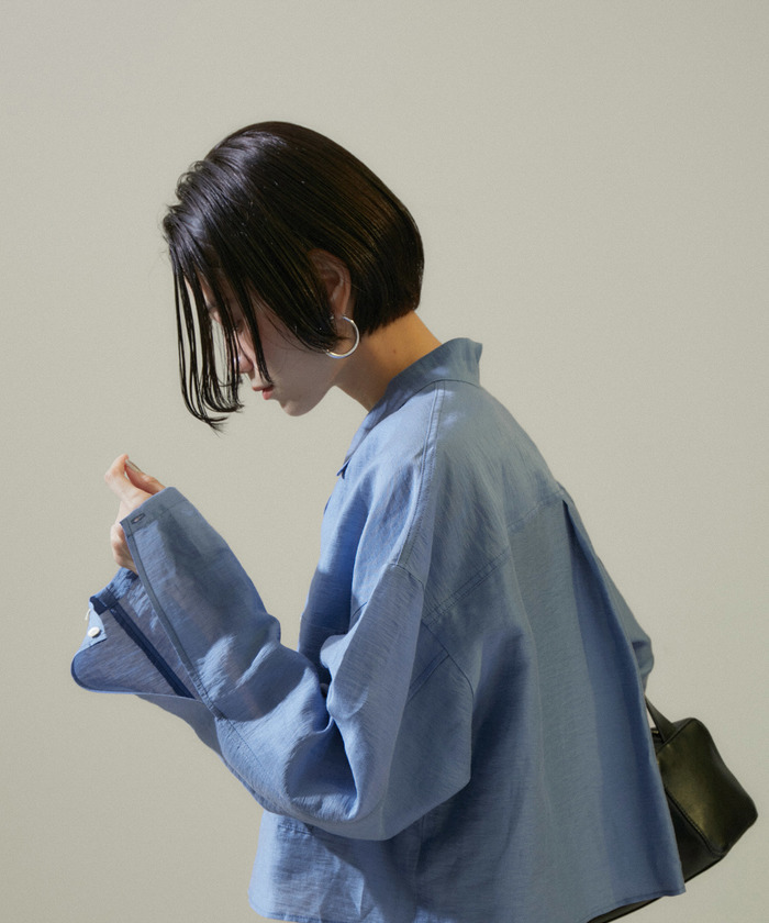 楽天市場】【SALE／20%OFF】[24SS]ACAR 麻混クロップドシャツ