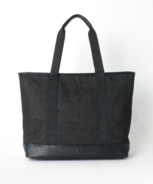 たろー様EVISU YAMANE DENIM 家紋革パッチ トートバッグ YAMANE.I デニム Yテープトート 13インチ（トートバッグ）｜417