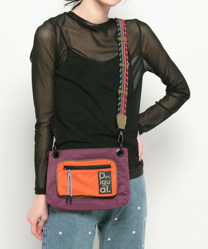 Desigual Voyager マルチポジション マキシバックパック 美品 24SAKY01-05?$VS_1500$