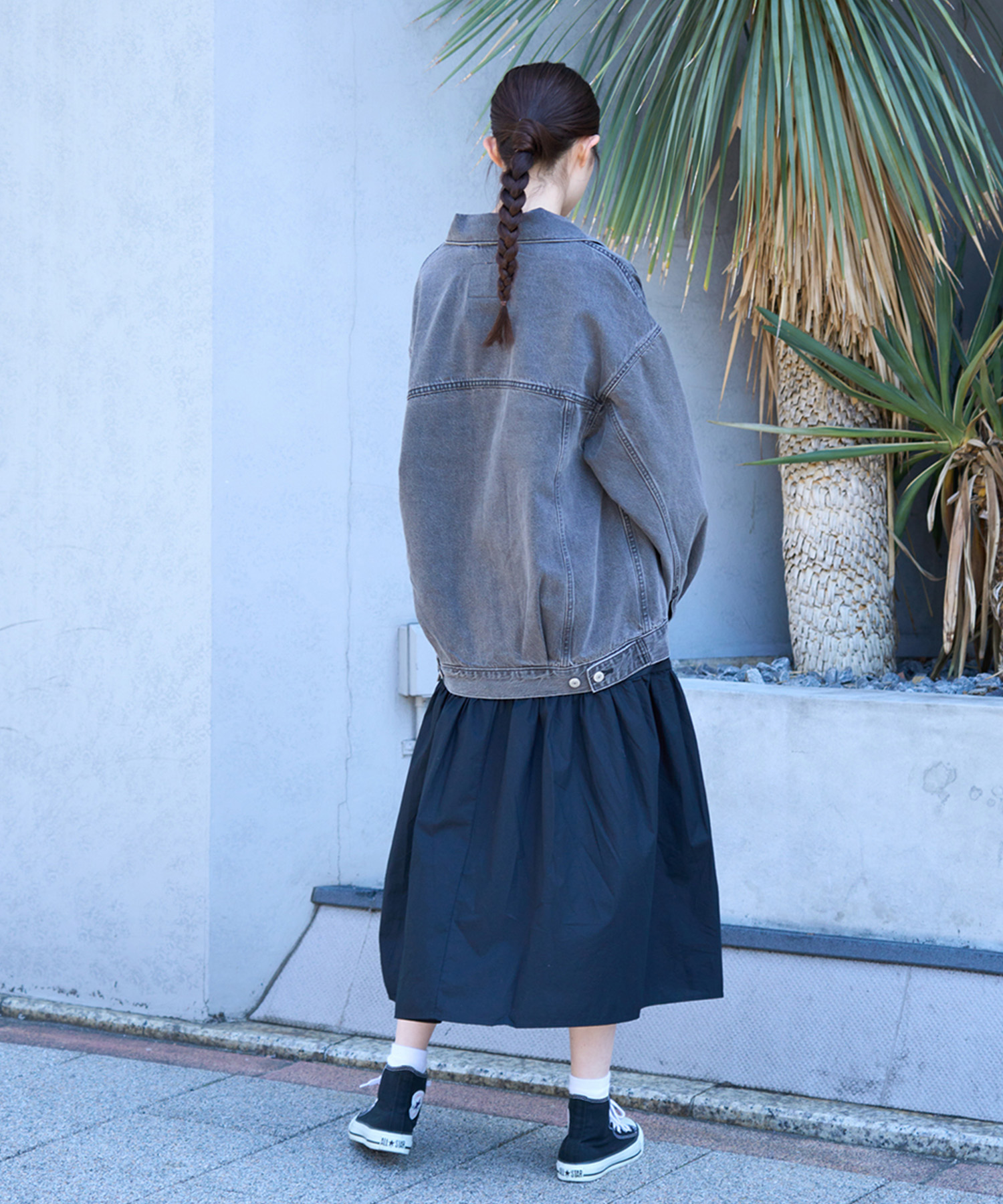 セール70%OFF】XL WOMEN'S トラッカージャケット ブラック WORN セール70%OFF】XL WOMEN'S トラッカージャケット ブラック WORN