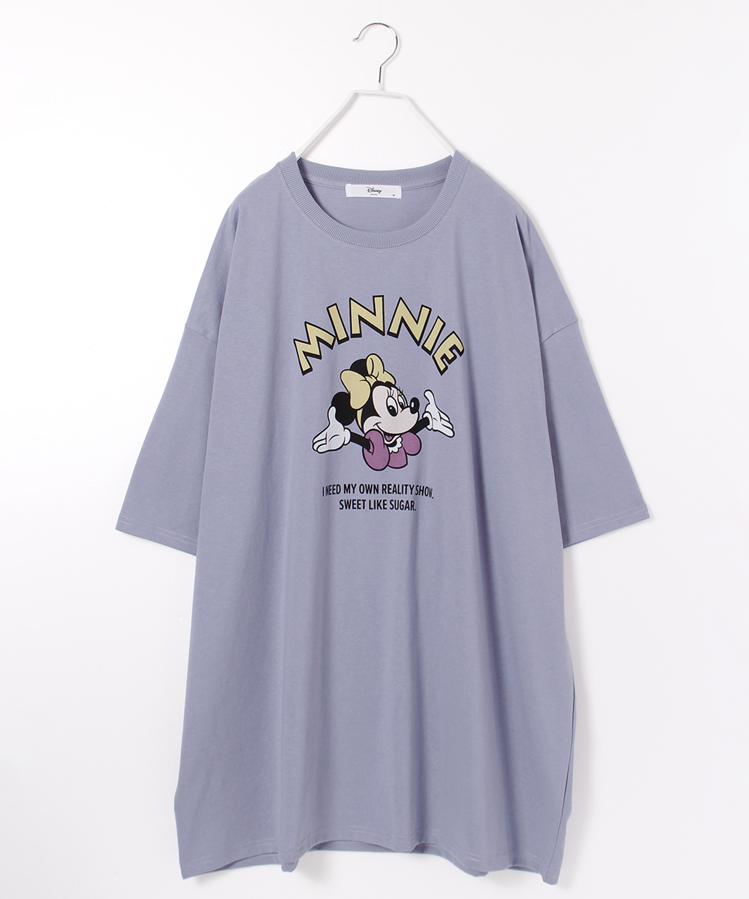 ディズニー Disney 【DISNEY/ディズニー】天竺プリントクルー