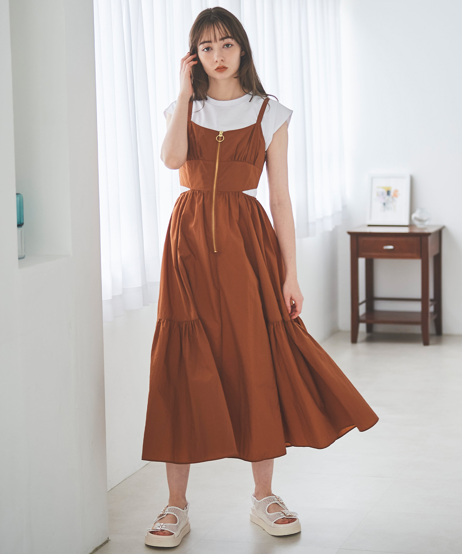 SALE】花柄刺繍襟付きワンピース | ワンピース | 31 Sons de