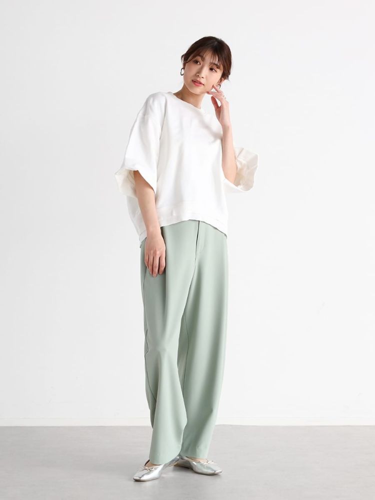 セール 48%OFF】ヴァン Vin バルーンスリーブショートスウェット