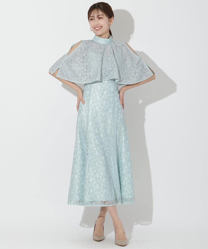 美品✨アンドクチュール ケープレイヤードドレス　アイボリーAnd couture ケープレイヤードドレス(505125619) | AND COUTURE(AND COUTURE