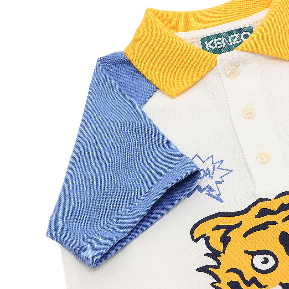 ケンゾー 子供服 シャツ ブラウス キッズ ポロシャツ オフホワイト ボーイズ KENZO K60148 12P ケンゾー KENZO 子供服 シャツ ブラウス キッズ ポロシャツ オフ