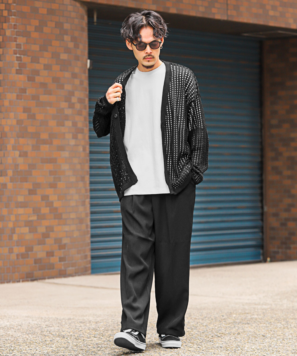 セール10%OFF】ラグスタイル LUXSTYLE 7Gメッシュ編みオーバー