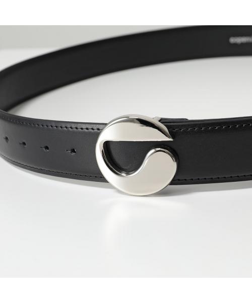 【最終値下げ】Coperni ロゴ レザー ベルト 黒 最終値下げ】Coperni ロゴ レザー ベルト 黒