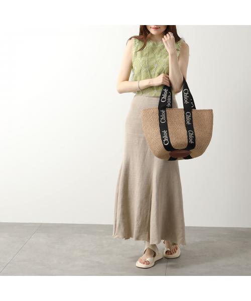 CHLOE トートバッグ ウッディ CHC23AS380L18 セール 16%OFF】クロエ Chloe Chloe かごバッグ WOODY ウッディ