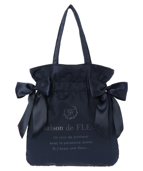 メゾン ド フルール Maison de FLEUR ダブルリボンギャザー