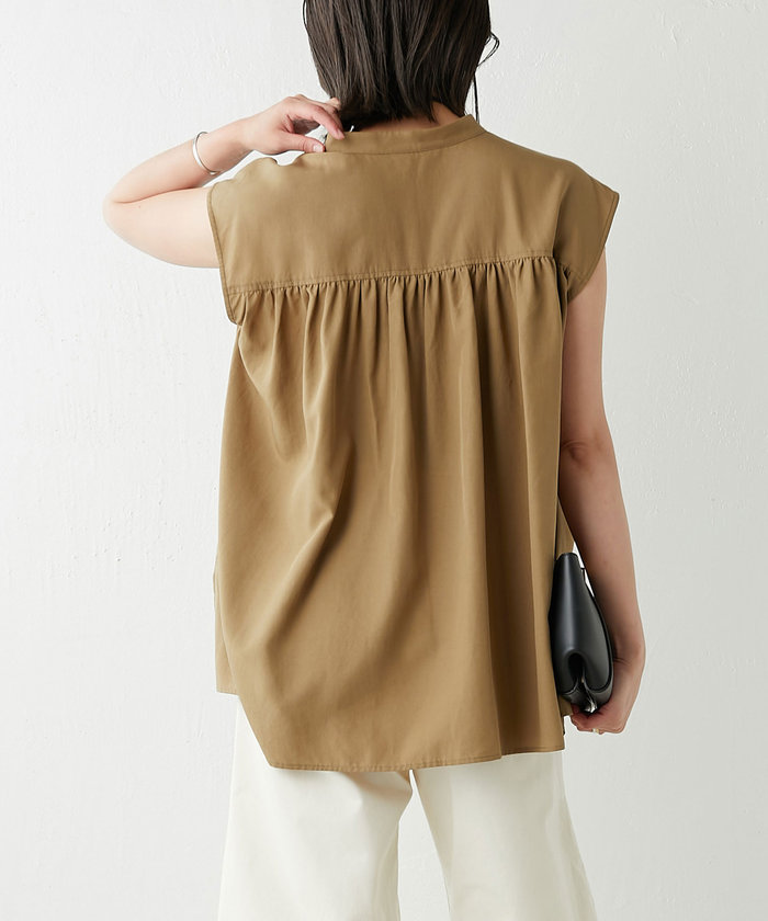 セール 50%OFF】《セットアップ対応》ギャザーブラウス