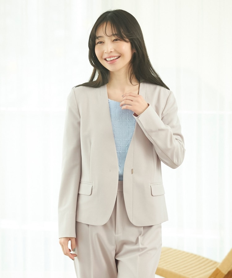 yoriリネンライクハンサムパンツ36 ブラウン 定価23,100円