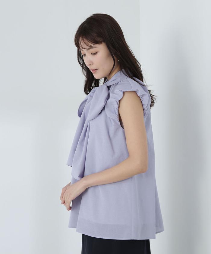 セール 30%OFF】バルーンスリーブボウタイブラウス(506032128