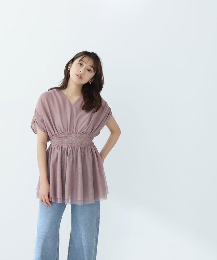 BEAUTY&YOUTH 　ビューティー&ユース　シアーアノラックチュニック BEAUTY&YOUTH シアーアノラックチュニック オフホワイト